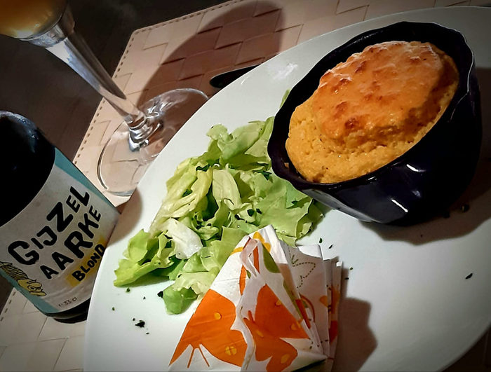 Kaassouffle met Gijzelaarskaas