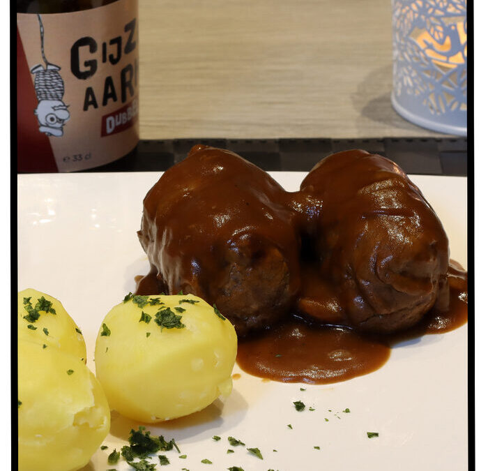 Blinde vink met Gijzelaarke dubbel saus