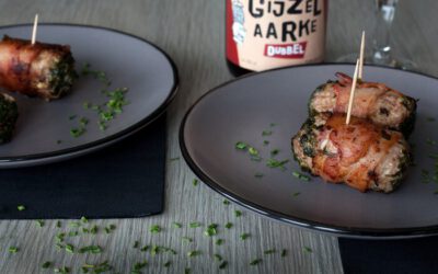 Gehaktrolletje met een hart van Gijzelaarke kaas