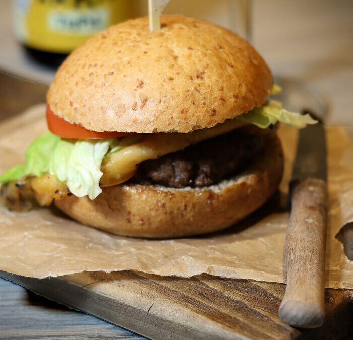 Gijzelaarke beer cheeseburger